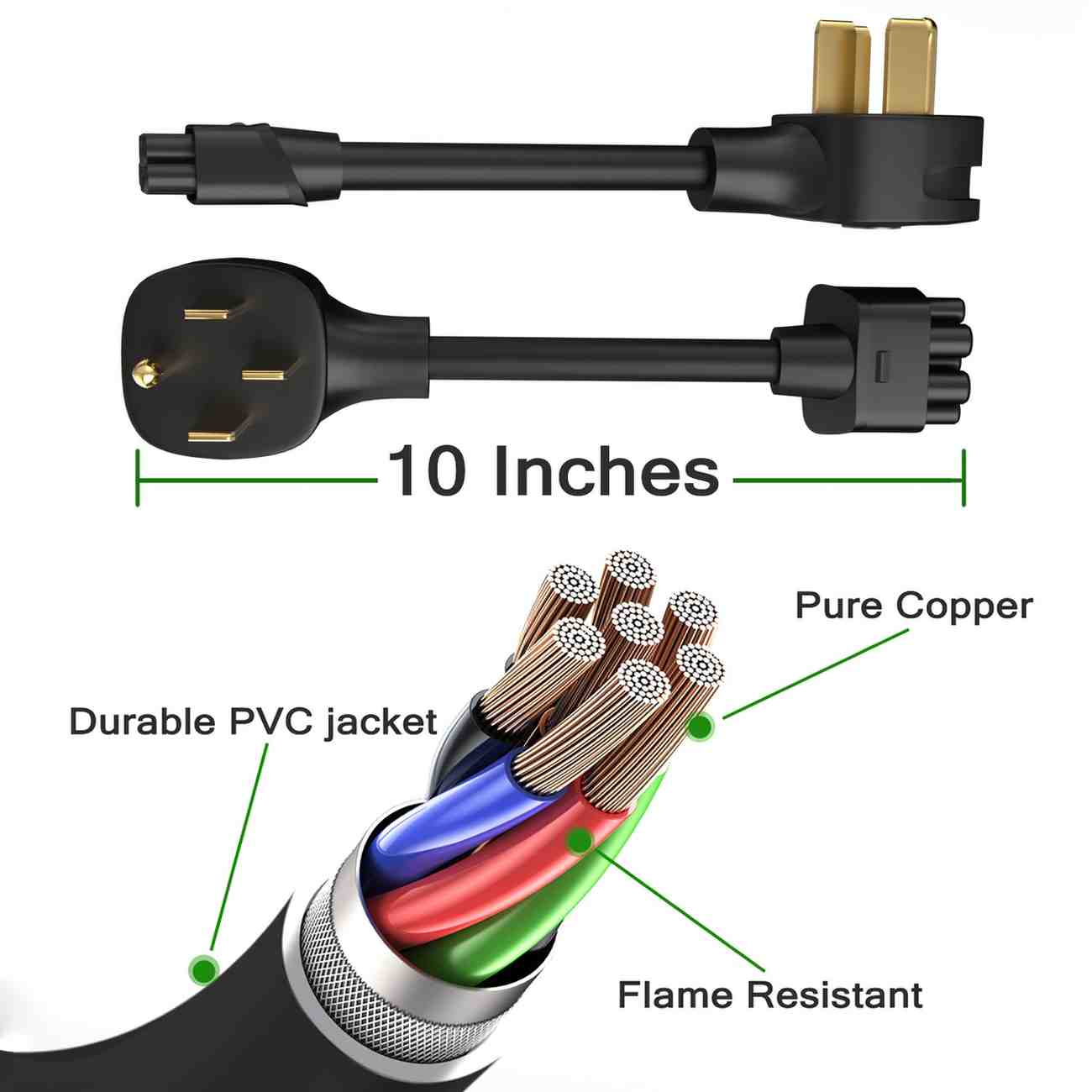 Tesla NEMA 14-50 ადაპტორი (Gen 2) დამიწების გარეშე 