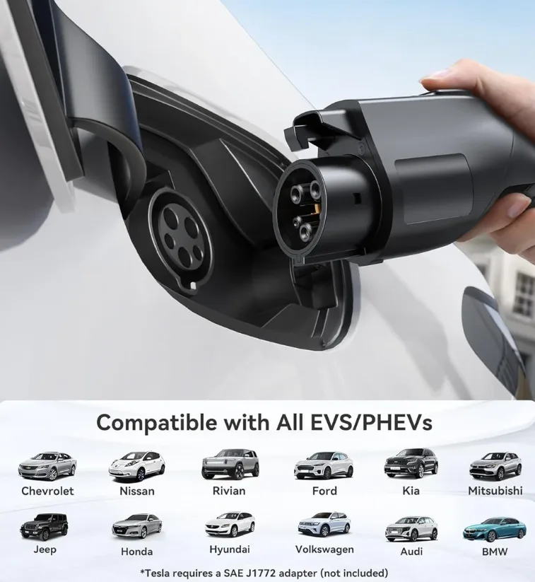 დამტენი ECO-GENIX J1772  32 ამპერ