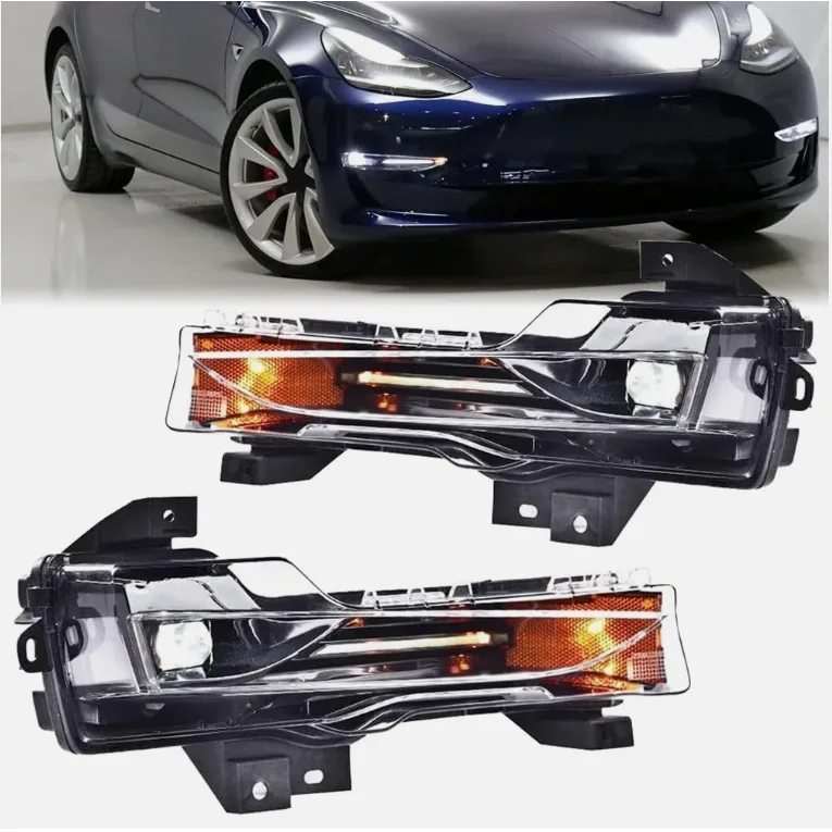Tesla Model 3 / Model Y-ის ნისლსაწინააღმდეგო ფარები — მარჯვენა და მარცხენა