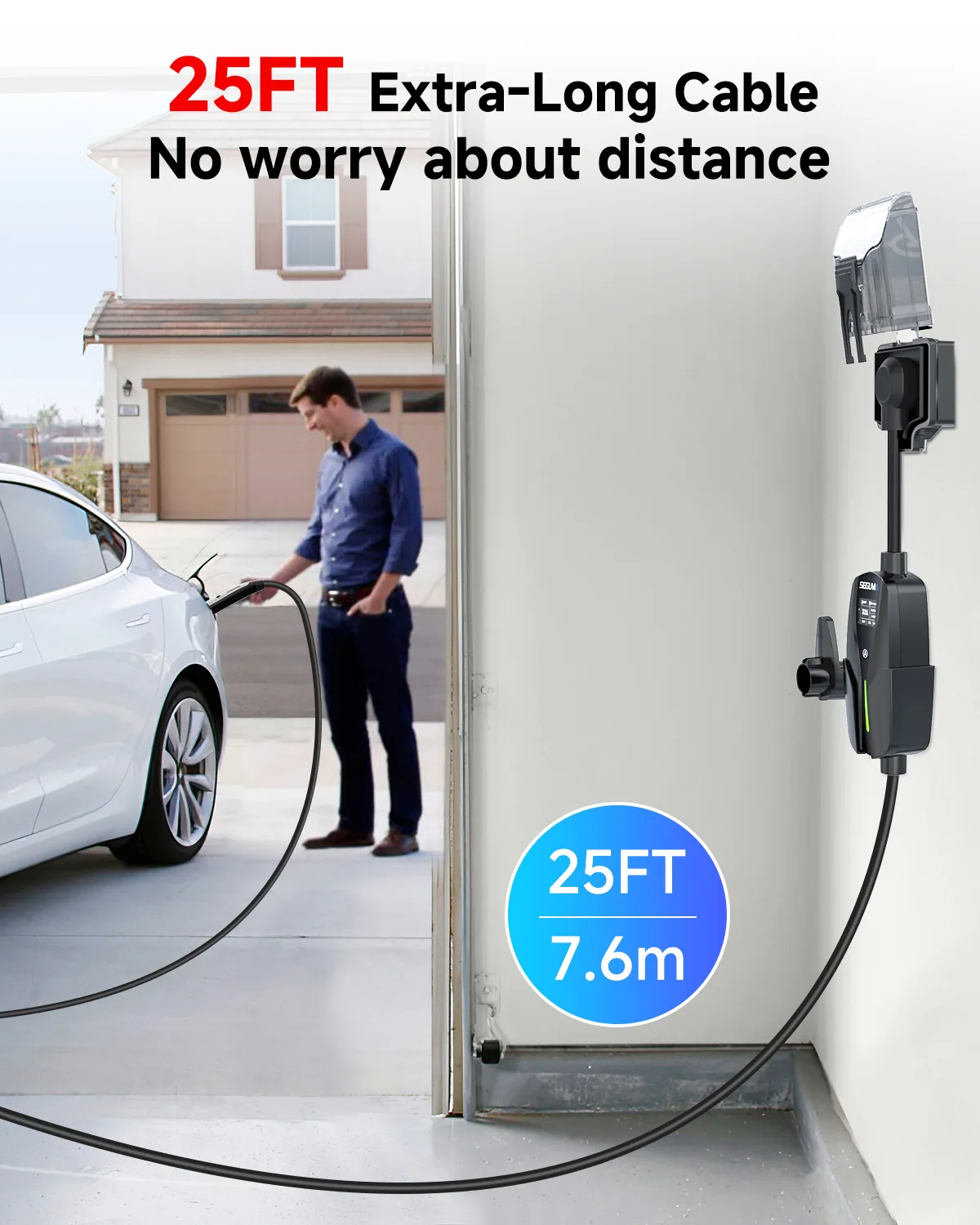 SEGUMA- 32A დამტენი Tesla-სთვის