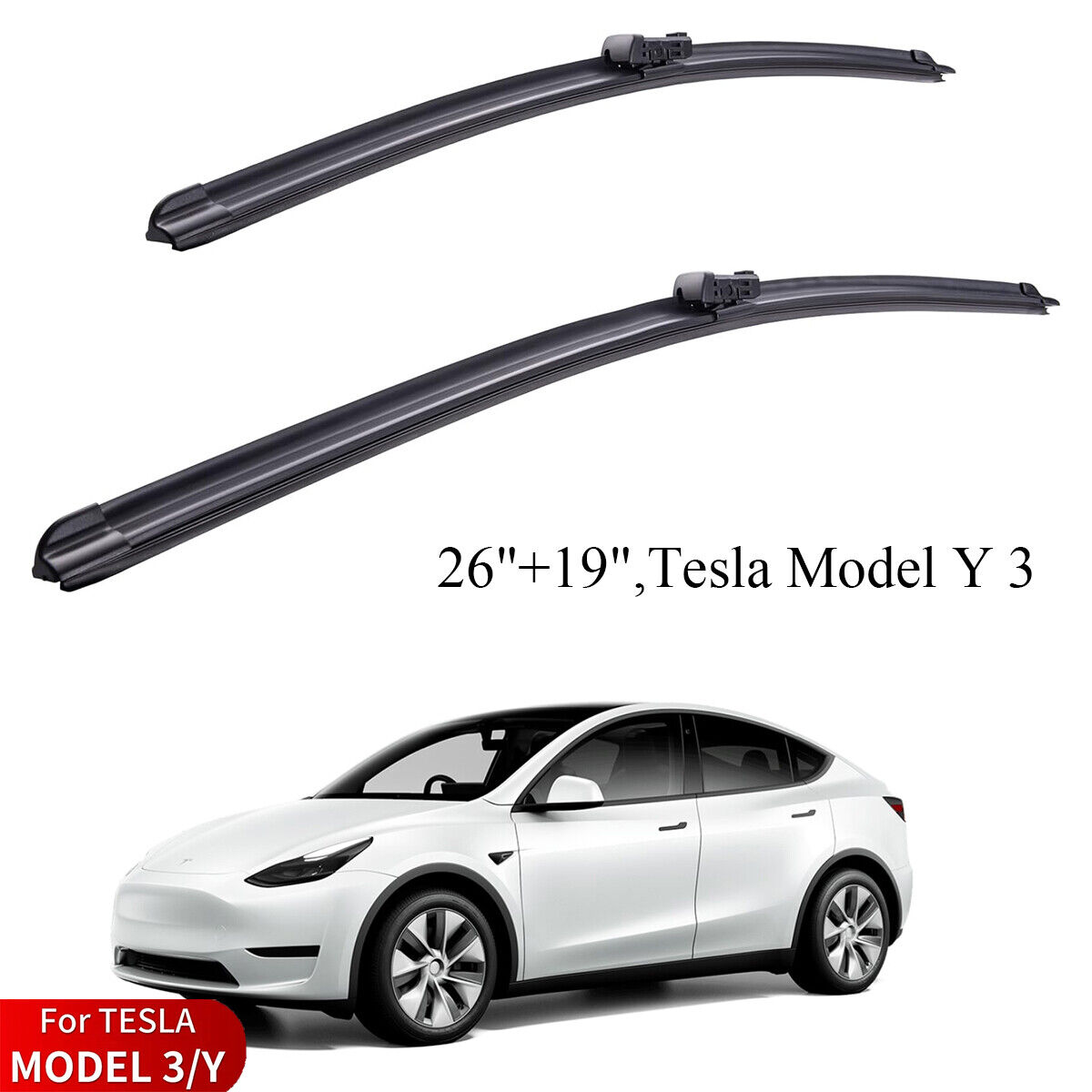 შუშების საწმენდი წყვილი Tesla Model 3/y/s-სთვის